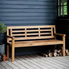 chastleton reclaimed teak garden bench