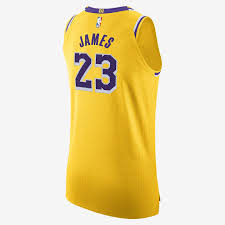 When the lakers arrived in los angeles in 1960, they debuted in their new city wearing these uniforms. Lebron James Lakers Icon Edition Nike Nba Authentic Jersey Nike Com