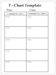 T Chart Templates 3 Free Pdf Excel Word Formats