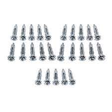 25 Pieces M4x32mm Plaster Anchors Metal