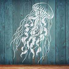 Jellyfish Stencil Jelly Fish Stencils