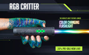 Rgb Critter The Futuristic Color Changing Flashlight By Ants On A Melon Inc Kickstarter