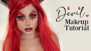 devil makeup tutorial easy halloween