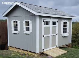 12 16 Gable Garden Storage Shed Plans