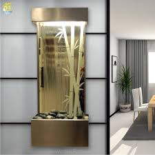 Decorative Bamboo Mirror Wall Fountain