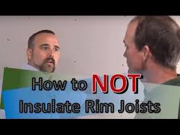Insulate Rim Joists How To Insulate