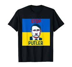 Supports Ukraine Stop Putler T-Shirt : Amazon.de: Fashion