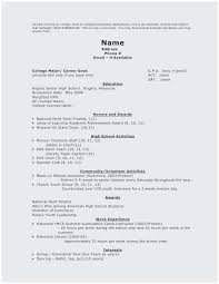 Resume Resume Achievements Examples High School Sample Resume