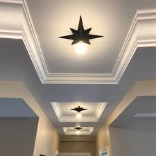 Modern Anise Star Flush Mount Ceiling