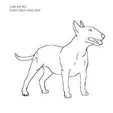 Select from 35715 printable crafts of cartoons, nature, animals, bible and many more. Bull Terrier Coloring Page Dog Line Art Dog Line English Bull Terriers