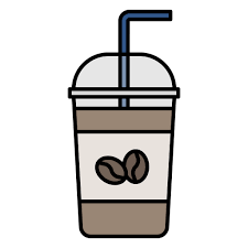 Iced Coffee Generic Outline Color Icon