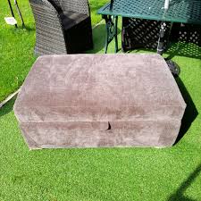 Large Footstool With Storage In
