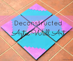 Deconstructed Aztec Wall Art How To