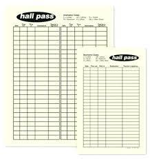 Library Pass Image Student Template Parking Hall Printable