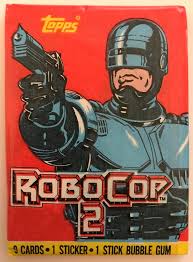 1990 topps robocop 2 cards wrapper