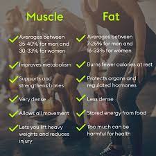 is muscle heavier than fat