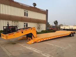 lowboy trailer and rgn trailer