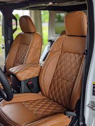 Brown Quilted Leather Seats Leather