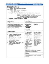 Dichotomous Key Charts Lesson Plans Worksheets Reviewed By