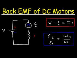 back emf counter emf of dc motors