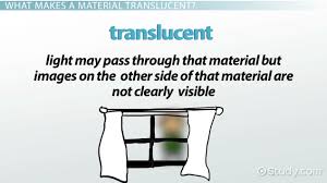Translucent Definition Examples