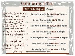 God Is Worthy Of Trust Barnes Bible Charts A To Z