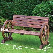 2 Seater Garden Bench Patio Outdoor