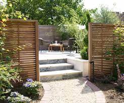 Secluded Areas With Wooden Garden Screening