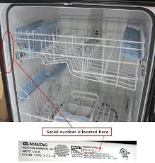 Each maytag serial number contains two letters representing the year and month of manufacture. Maytag Recalls Dishwashers Due To Fire Hazard Cpsc Gov