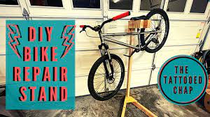 diy bike repair stand easy to build