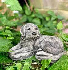 Labrador Garden Statue Stone Labrador