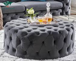 Take your space to the next level with ottomans, poufs and stools from cb2 canada. Unique European Style Round Tufted Velvet Ottoman Stool Factory Price China Ottoman Ottoman Stool Made In China Com