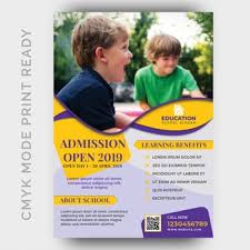 Education Back To Shool Flyer Design Template Psd File