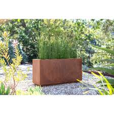Find the perfect patio furniture & backyard decor at hayneedle, where you can buy online while you explore our room designs and curated looks for tips, ideas & inspiration to help you along the way. Veradek Metallic Series Corten Steel Planter Box Reviews Wayfair
