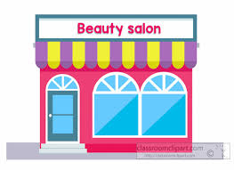 beauty salon building clipart
