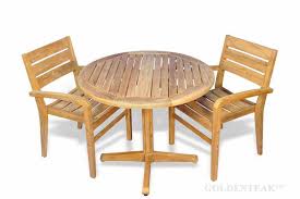 Small Teak Outdoor Patio Dining Set