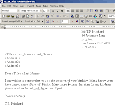 caitlin s mail merge reflection