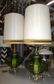 Green Glass In Lighting Table Lamps