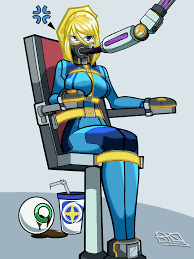 Samus bound and gagged