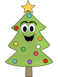 cartoon christmas tree clip art