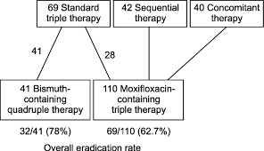 The Flow Chart Shows The Numbers Of Patients Treated With