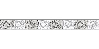 Wallpaper Border Self Adhesive Roses