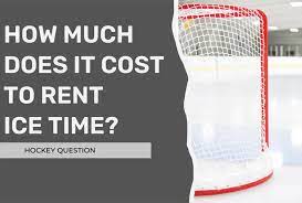 cost to ice time for hockey
