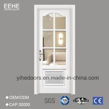 Half Glass Interior Wooden Room Door