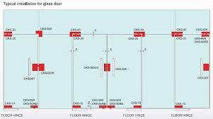 Cks Glass Hardware Floor Hinge