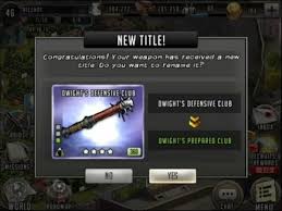 Walking Dead Road To Survival Level 3 Weapon Upgrade Legendary