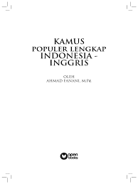 Maybe you would like to learn more about one of these? Kamus Indonesia Inggris Lengkap Nature