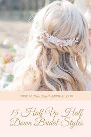 15 half up half down bridal hair styles