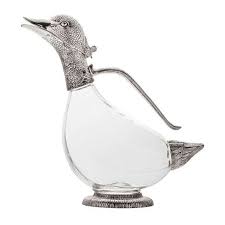 Whitehill Duck Glass Wine Decanter