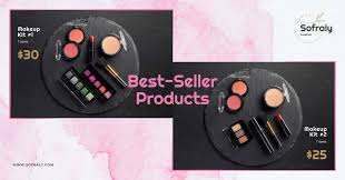 cosmetics ad makeup s set